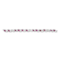Petali Ruby and Diamond Bracelet