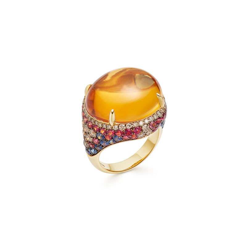 Venice Moretta Citrine Ring
