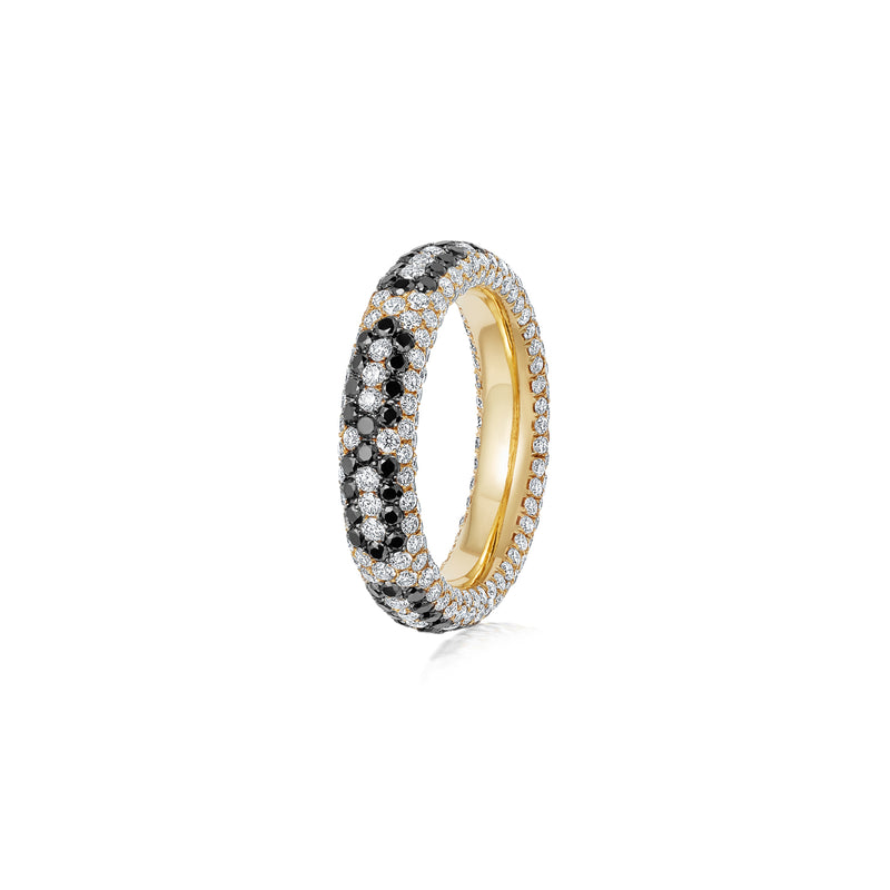 Starlight Infinity Small Yellow Gold Ring