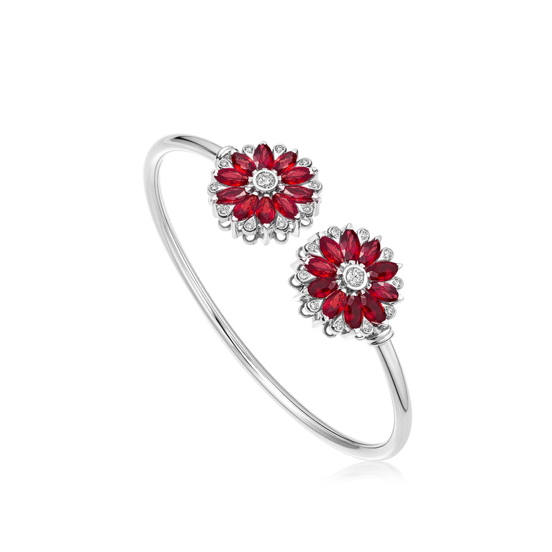 Amore Dalia Ruby Bangle
